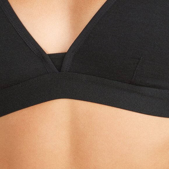 Icebreaker Siren bra, merino wool bra, black, size S - Picture 4 of 5